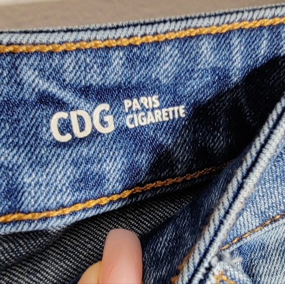 4/$20 Warp + Weft Paris Cigarette Button-fly Stretch Jeans Size 26 - Picture 5 of 9